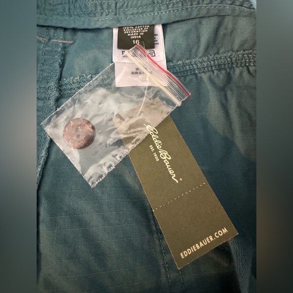 Eddie Bauer Seagras Ripstop drawstring waist Skirt NWT size 16 - Picture 5 of 6